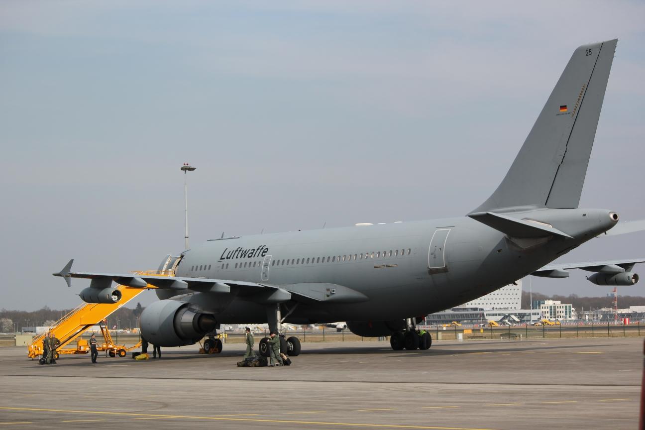 German Airbus A310 MRTT right after landing German Airbus A310 MRTT right after landing