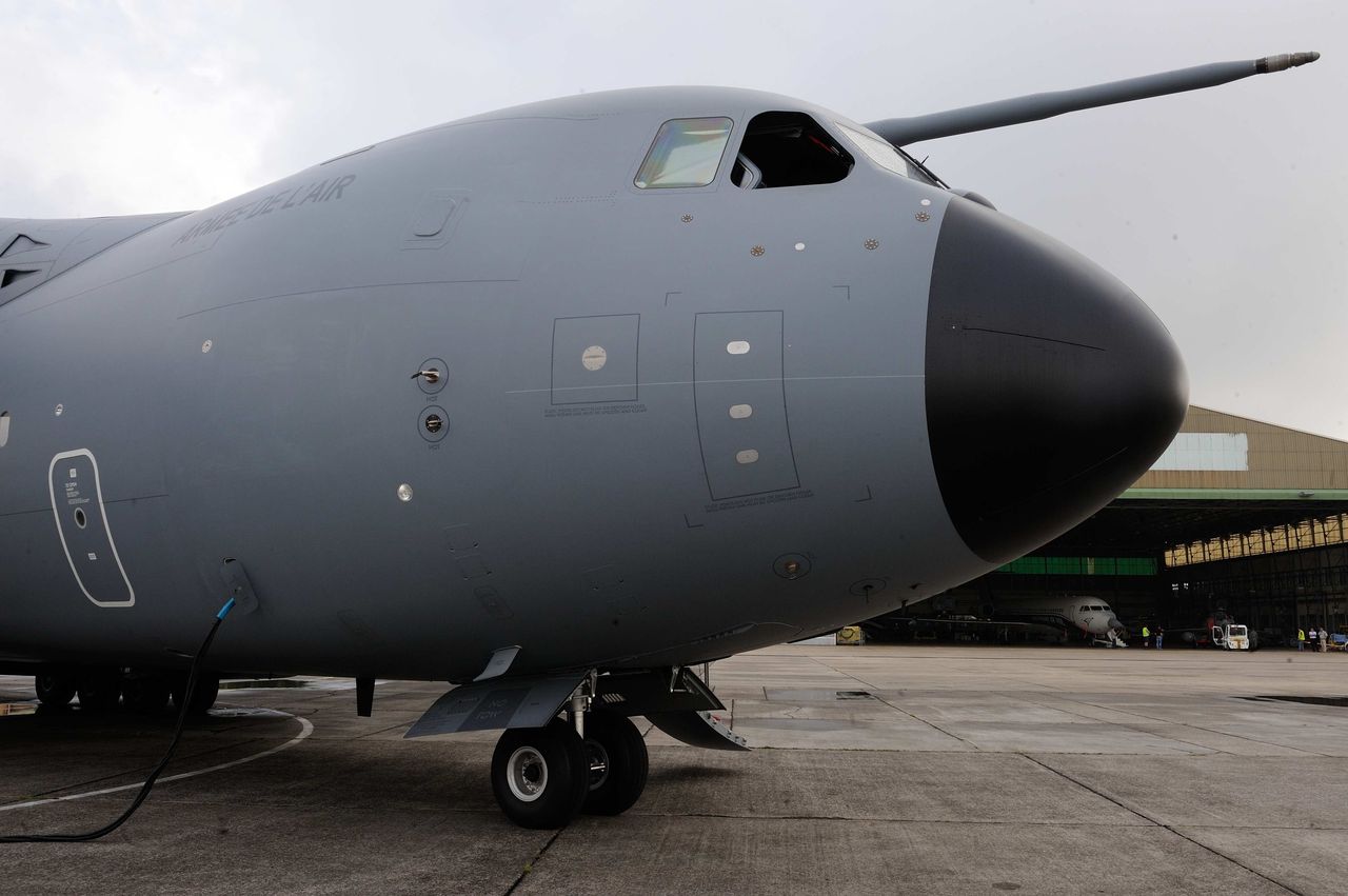 A400M at Cazaux Air Base