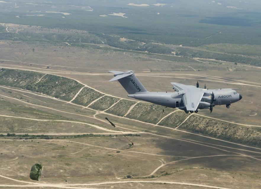 A400M paratrooping trial A400M paratrooping trial