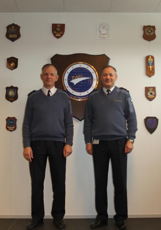 General Caspar (left) and General Valentin